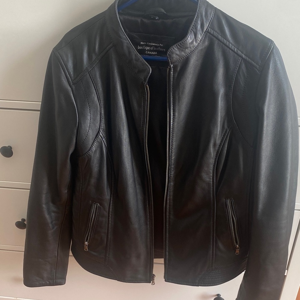 Women’s Black Leather Jacket